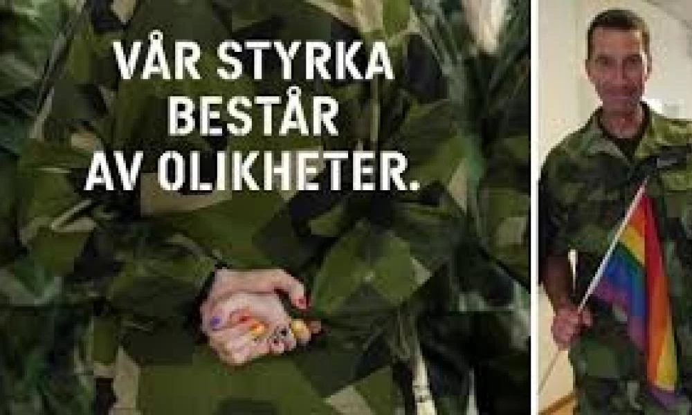 Απίστευτη προπαγάνδα υπερ των ομοφυλόφιλων στο στρατό της Σουηδίας
